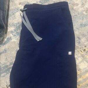 Navy Blue Figs Pants